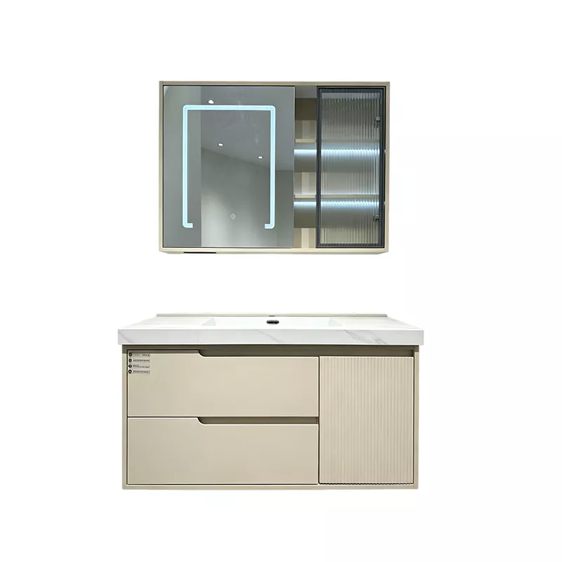 나뭇결 PVC 욕실 세면대